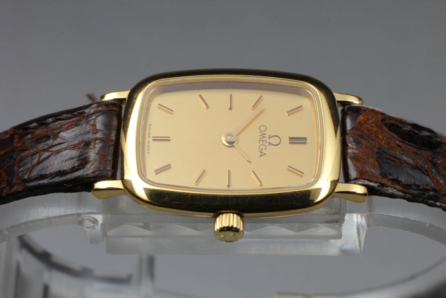 Vintage [Near MINT] Omega De Ville 1458 Ref.595.0099 Quartz Women's Watch JAPAN