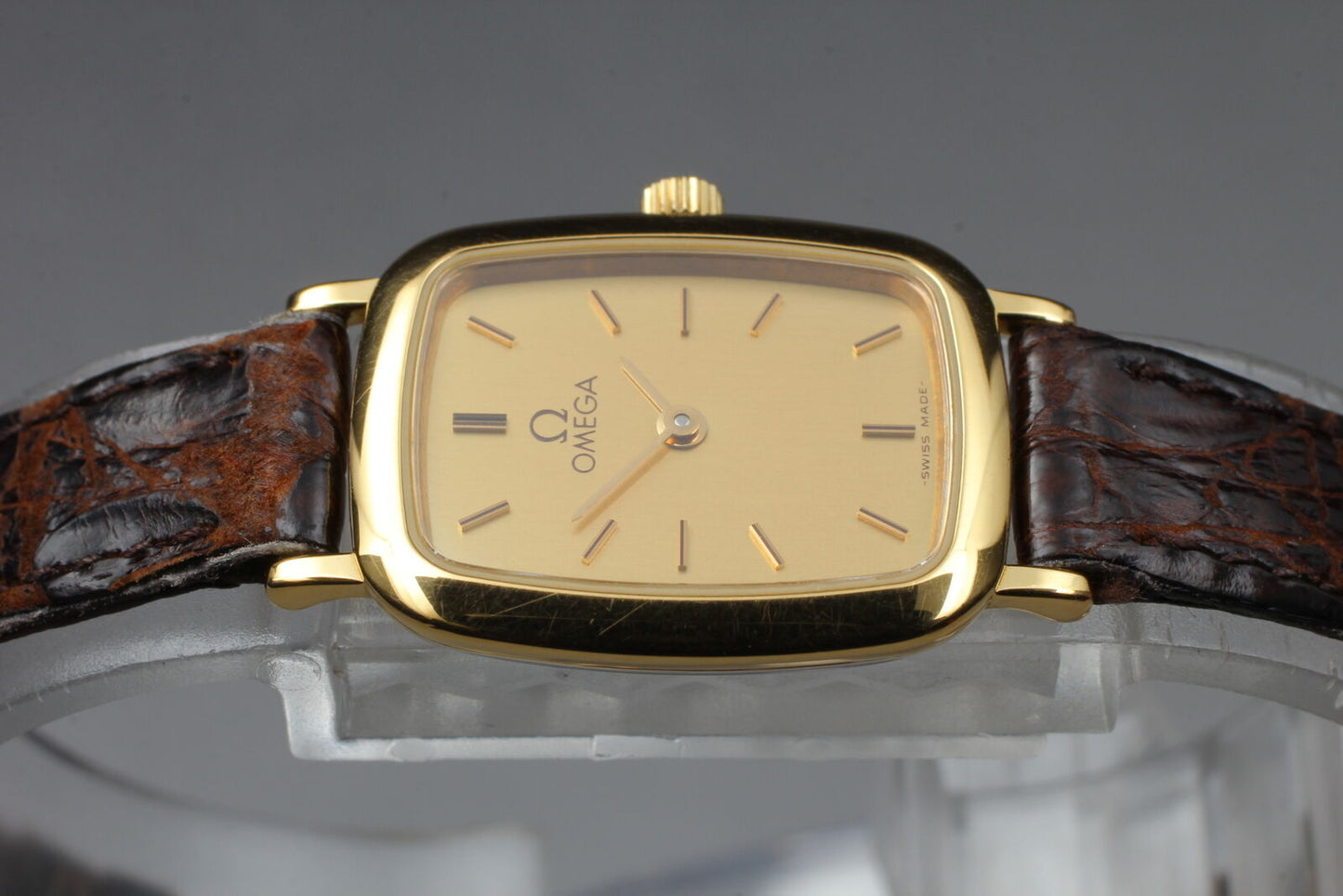 Vintage [Near MINT] Omega De Ville 1458 Ref.595.0099 Quartz Women's Watch JAPAN