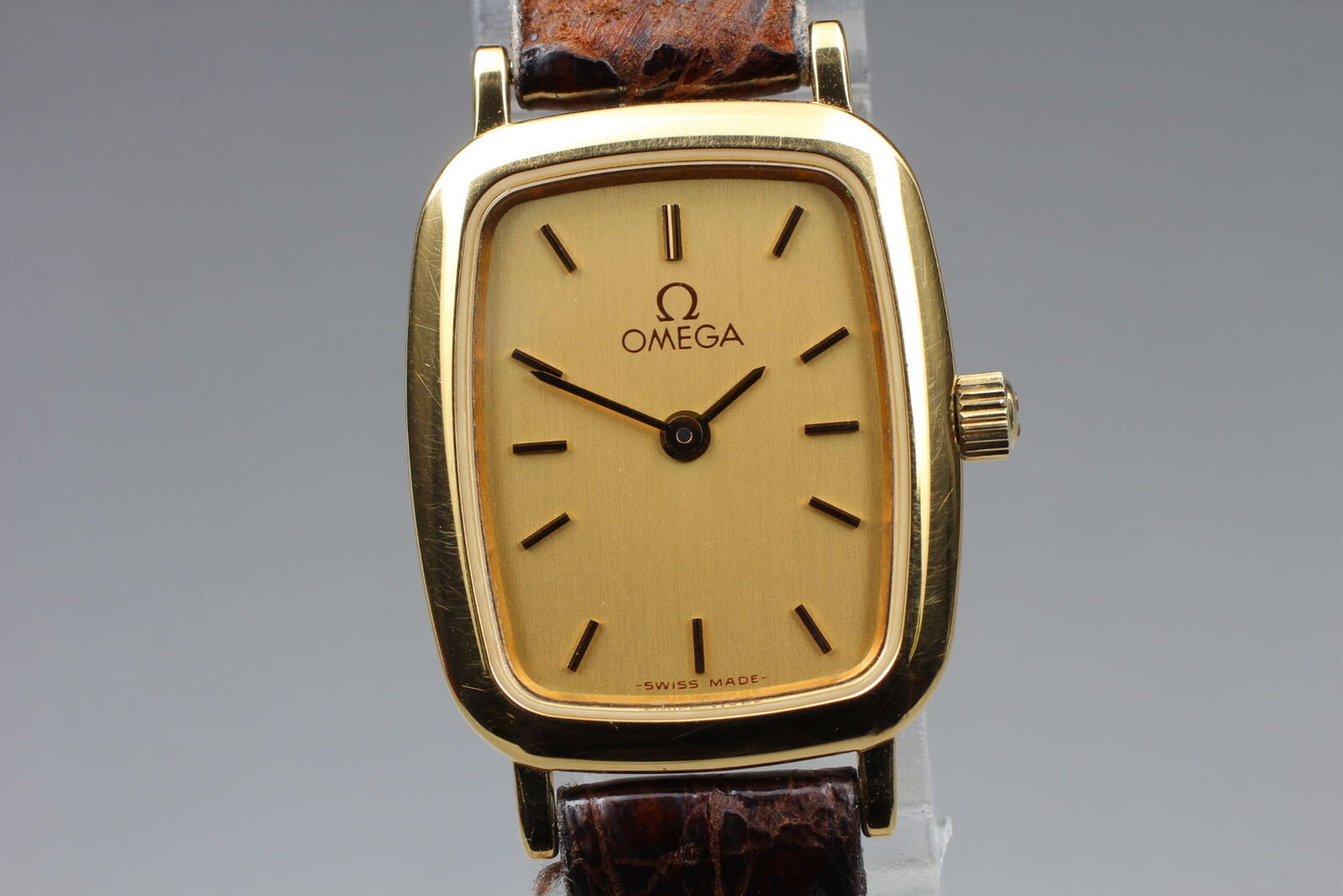 Vintage [Near MINT] Omega De Ville 1458 Ref.595.0099 Quartz Women's Watch JAPAN