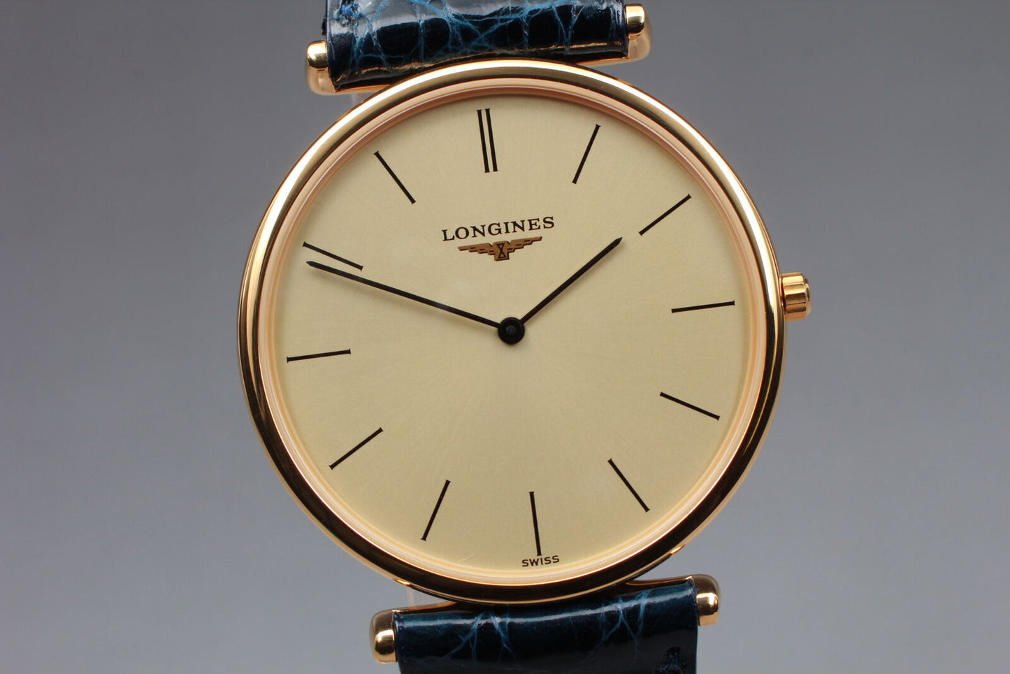 ⏯ Boxed [MINT] Vintage LONGINES Grande Classique L4.635.2 Quartz Men Watch JAPAN