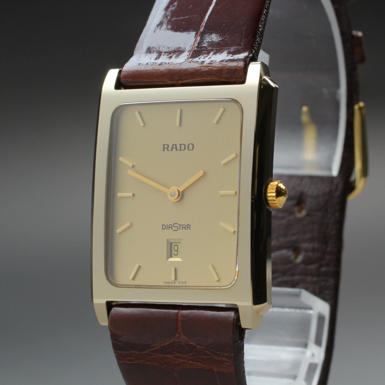 ⏯ Vintage [Near MINT] RADO Diastar 160.0394.3 Quartz Men's 21mm Watch From JAPAN