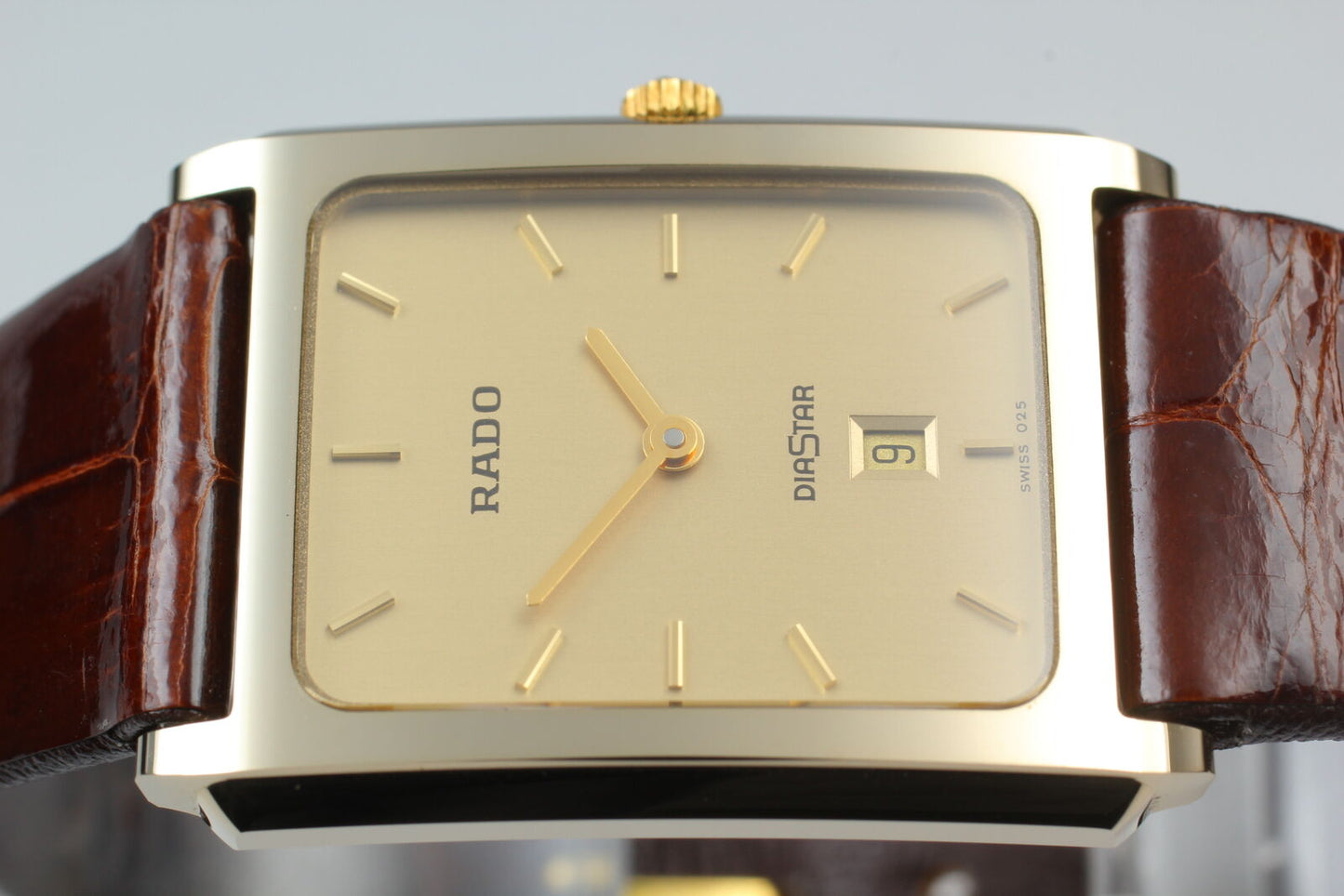 ⏯ Vintage [Near MINT] RADO Diastar 160.0394.3 Quartz Men's 21mm Watch From JAPAN