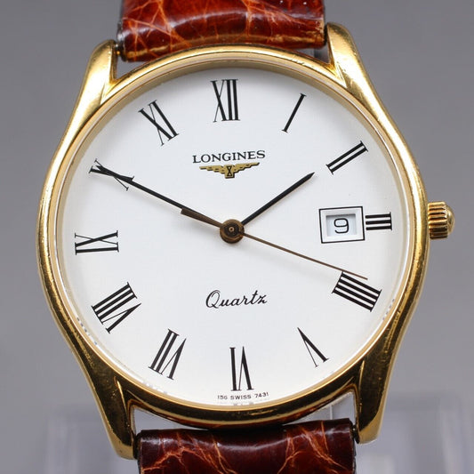 ⏯[Near MINT] LONGINES Grande Classique L156.4 7431 Quartz Men's Watch From JAPAN