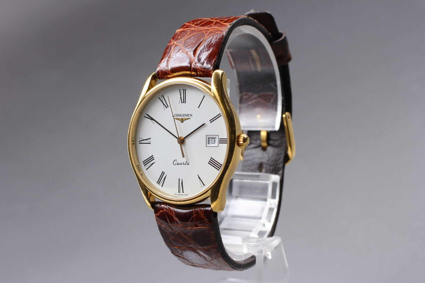 ⏯[Near MINT] LONGINES Grande Classique L156.4 7431 Quartz Men's Watch From JAPAN