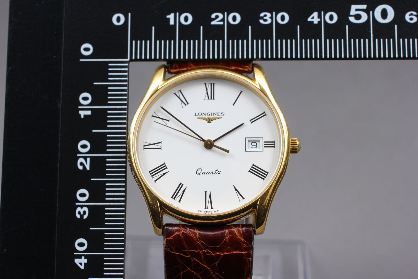 ⏯[Near MINT] LONGINES Grande Classique L156.4 7431 Quartz Men's Watch From JAPAN