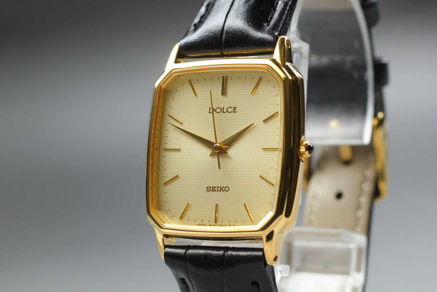 ⏯ 1995 [Near MINT] SEIKO Dolce 8N41-5160 SGP30 Square Quartz Men's Watch JAPAN