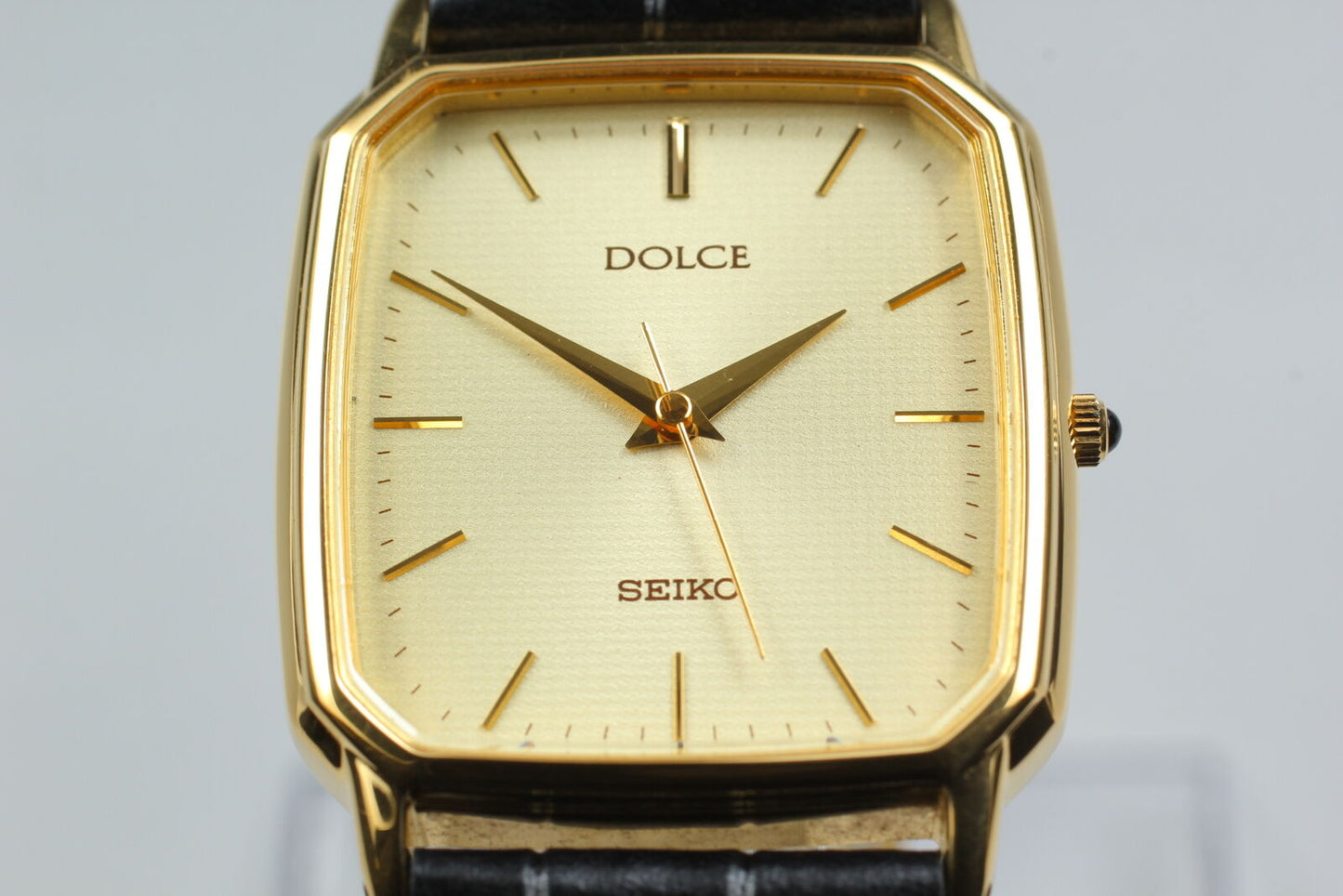 ⏯ 1995 [Near MINT] SEIKO Dolce 8N41-5160 SGP30 Square Quartz Men's Watch JAPAN