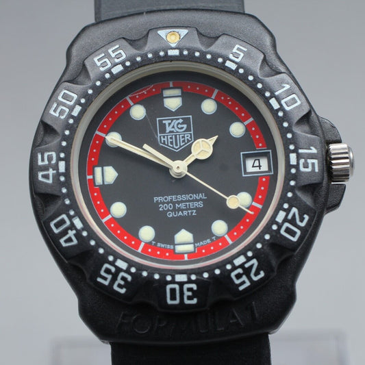 ⏯ Vintage [Exc+5] TAG HEUER Formula 1 383.513/1 Midsize Quartz Men's Watch JAPAN