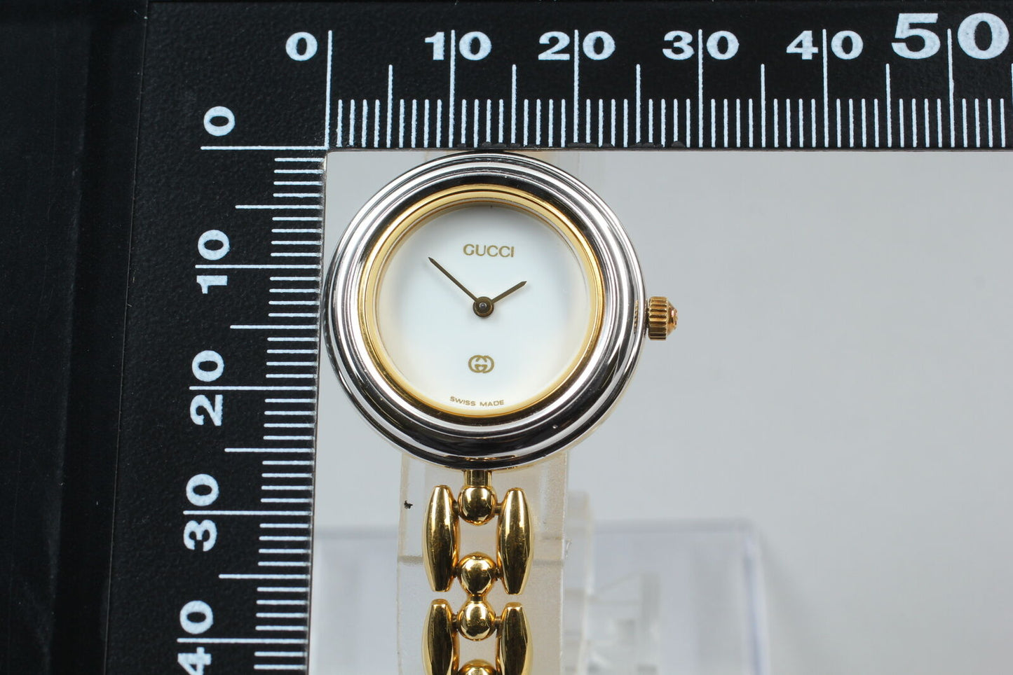 ⏯ Boxed [Near MINT] GUCCI 11/12 Change Bezel 6 Colors Women's Quartz Watch JAPAN