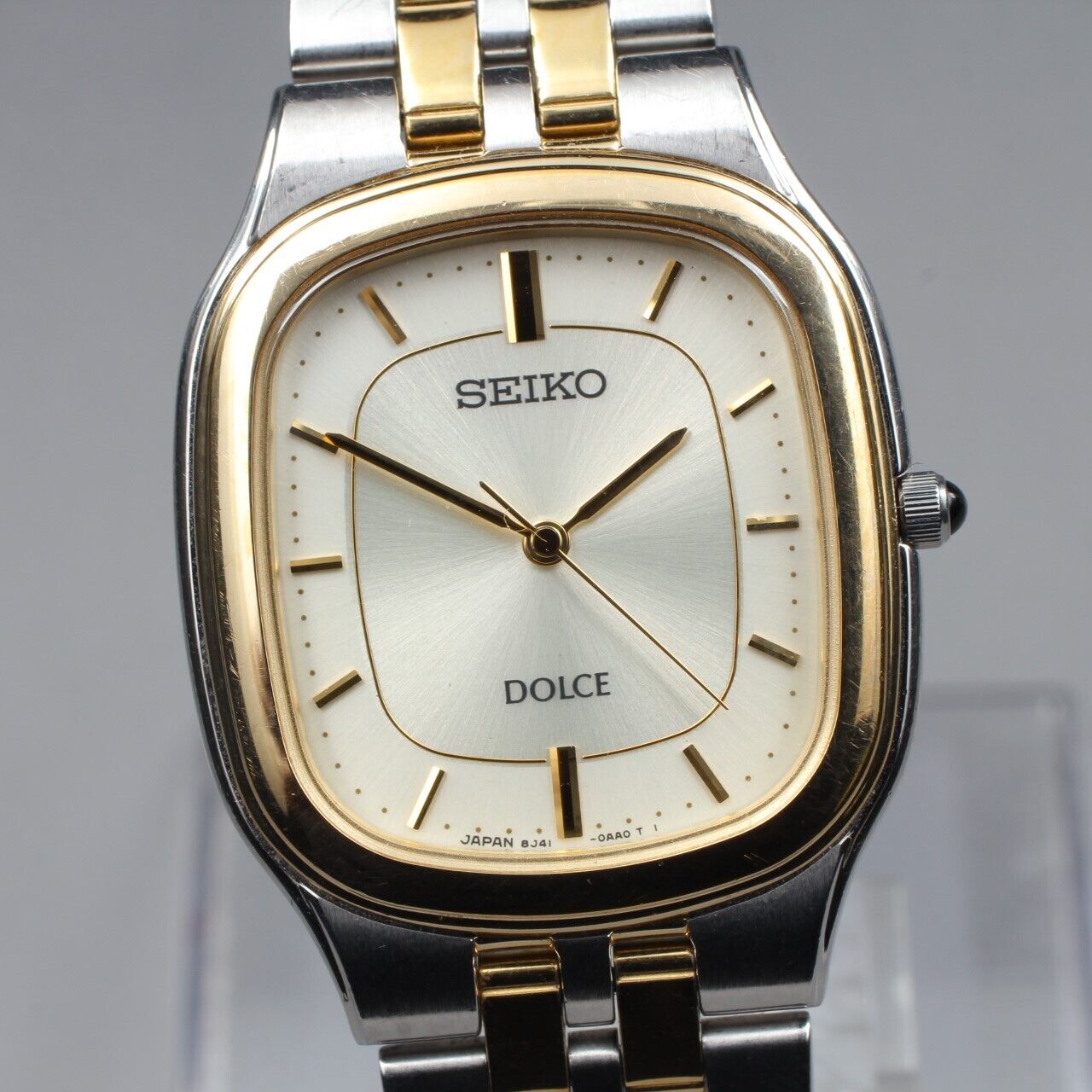 ⏯ Vintage [Near MINT] Seiko Dolce 8J41-0AA0 Quartz Men's Watch From JAPAN