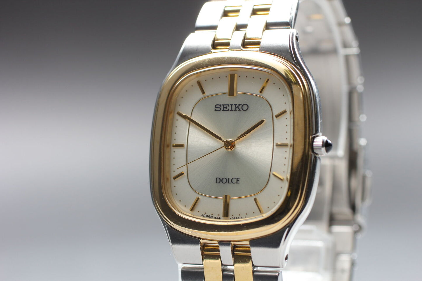 ⏯ Vintage [Near MINT] Seiko Dolce 8J41-0AA0 Quartz Men's Watch From JAPAN