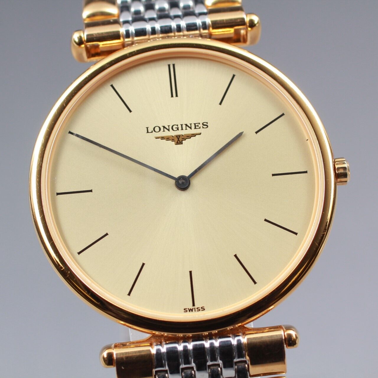 ⏯ Reserved [Near MINT] LONGINES Grande Classique L4.635.2 Quartz Men Watch JAPAN