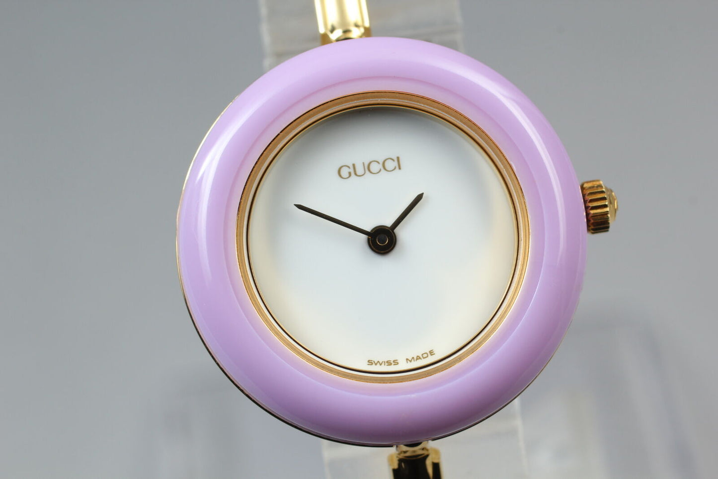 ⏯ [Near MINT+3 Boxed] GUCCI 11/12.2 Change Bezel 12 Colors Women Qz Watch JAPAN